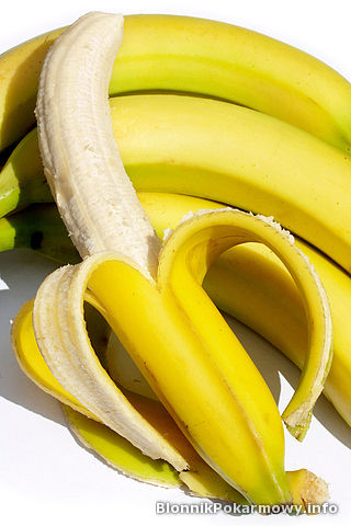 Banany zawierają błonnik rozpuszczalny